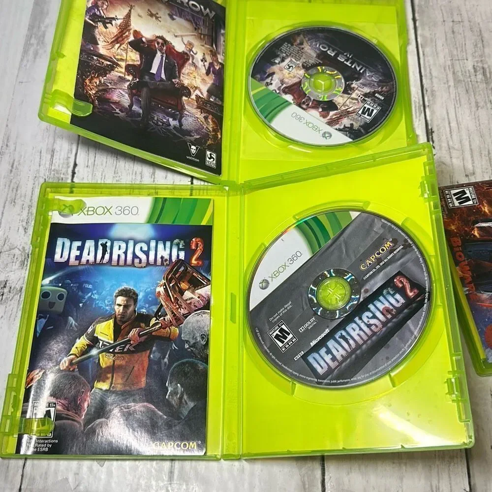 Microsoft Xbox 360 lot of‎ 6 Games Mass Effect 3 NEW Gears of War 3 Deadrising 2